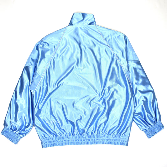 Gucci - Light Blue Web Stripe Pullover Track Jacket