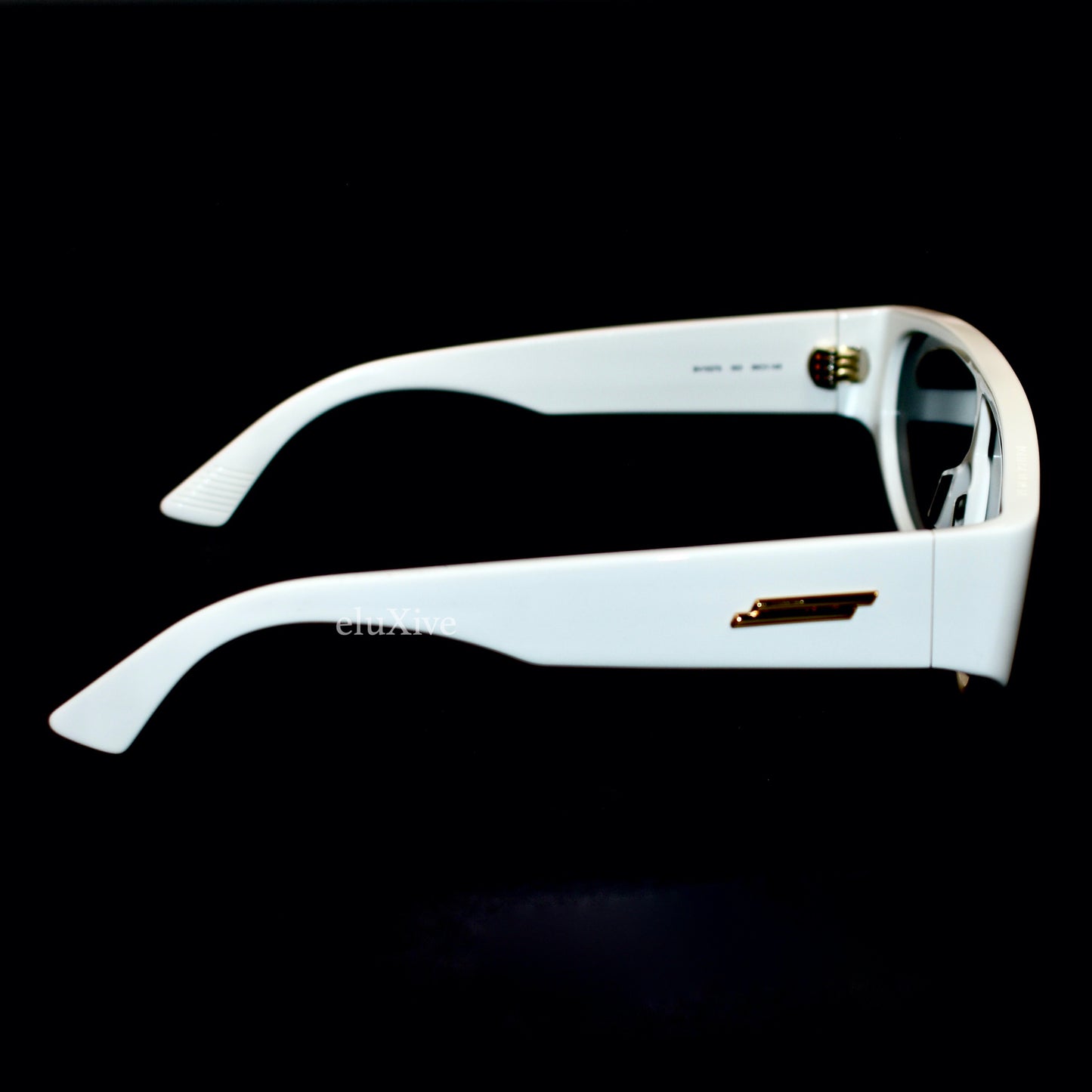 Bottega Veneta - White Original 06 Futuristic Sunglasses
