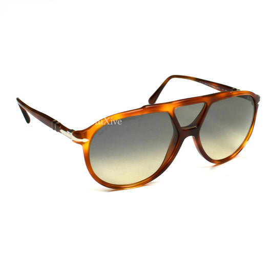Persol - 3217-S Terra di Siena Gradient Lens Vintage Pilot Sunglasses