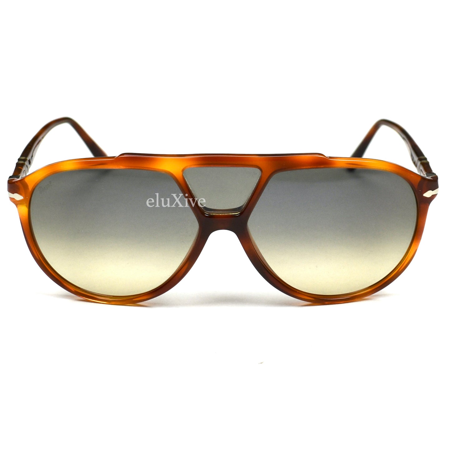 Persol - 3217-S Terra di Siena Gradient Lens Vintage Pilot Sunglasses