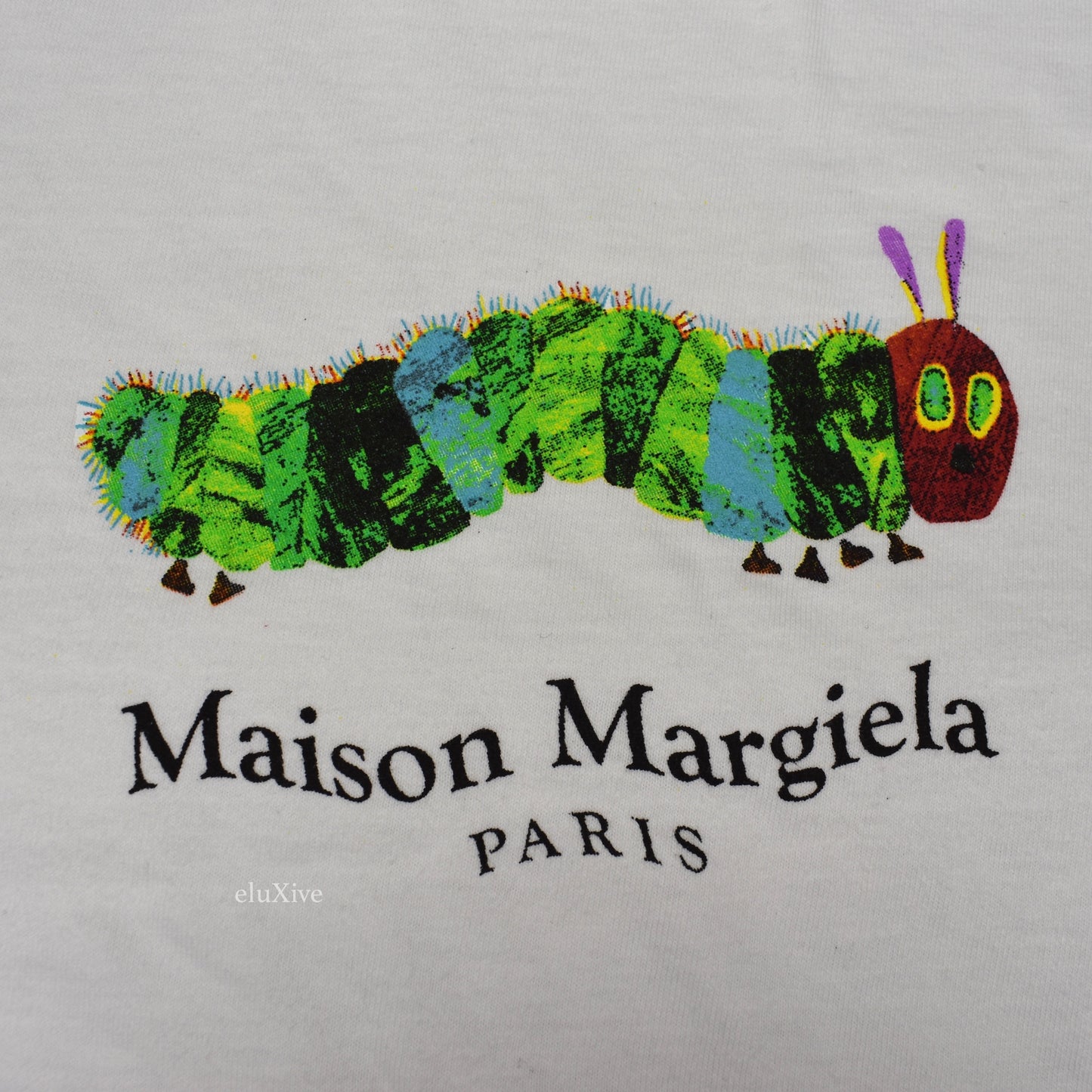 Mega Yacht - 'Margiela' Logo Hungry Caterpillar T-Shirt