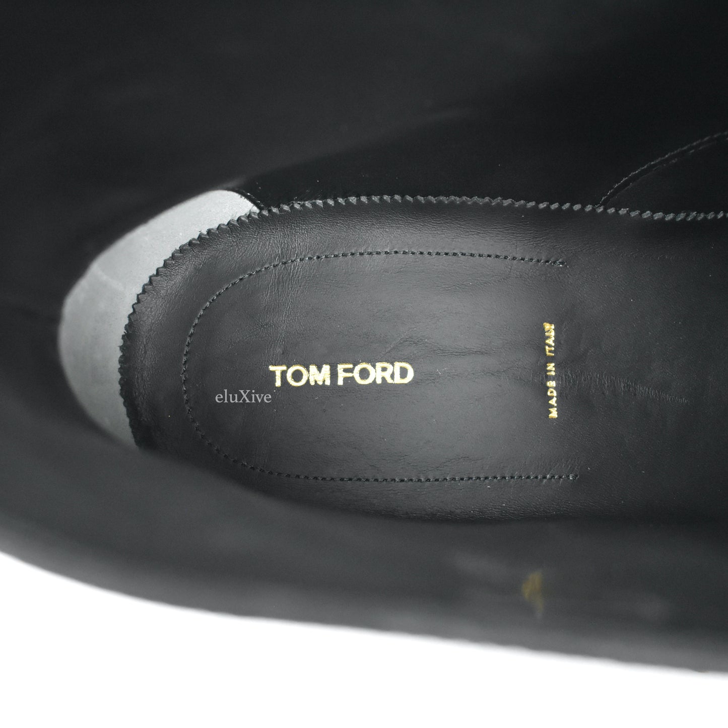 Tom Ford - Black Pebbled Calf Leather Monk Strap Boots