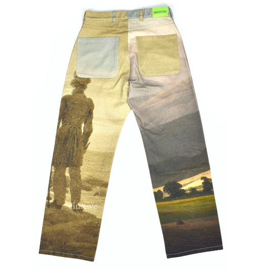 Paccbet - Caspar David Freidrich Painting Print Denim Jeans