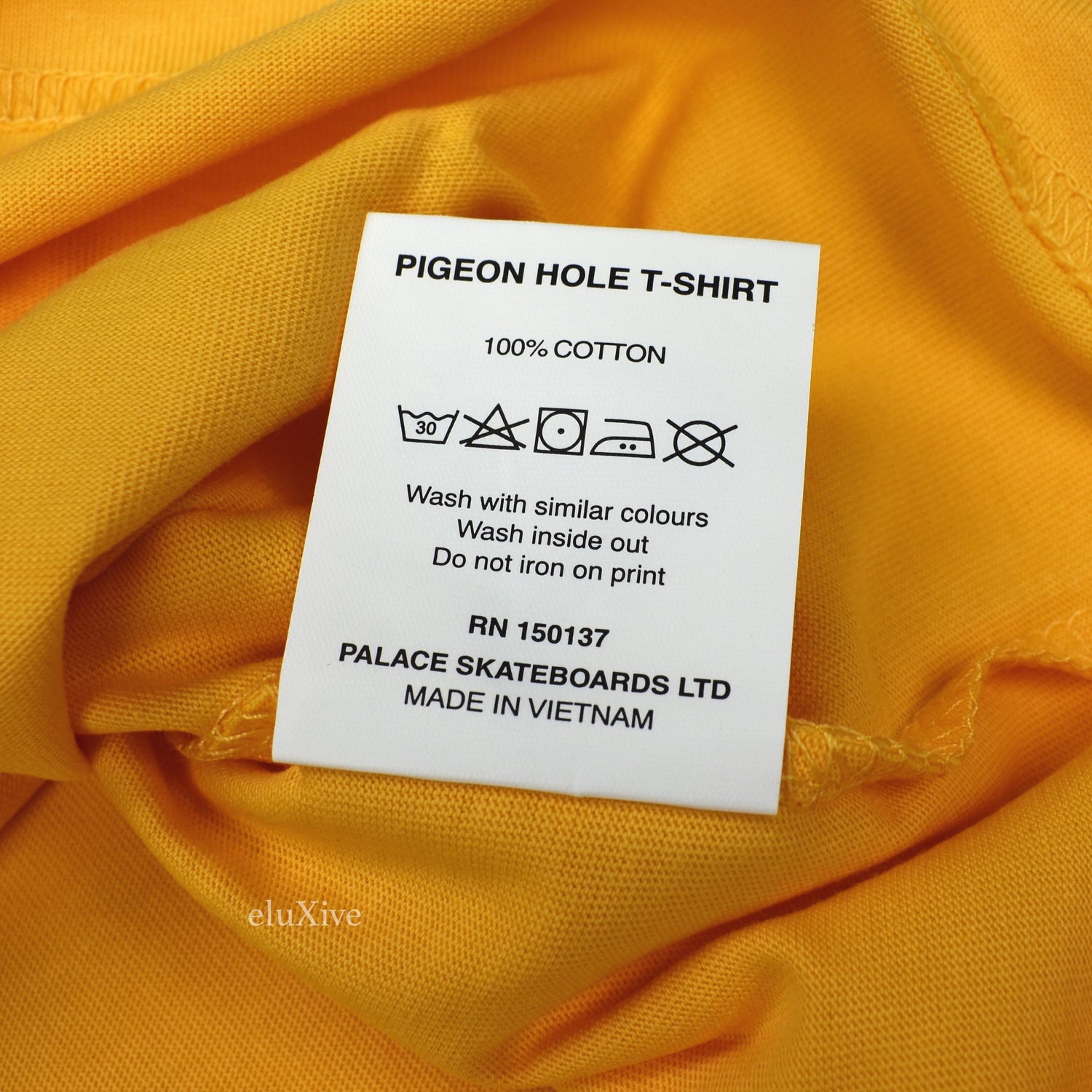Palace - Pigeon Hole P-Logo T-Shirt (Yellow) – eluXive