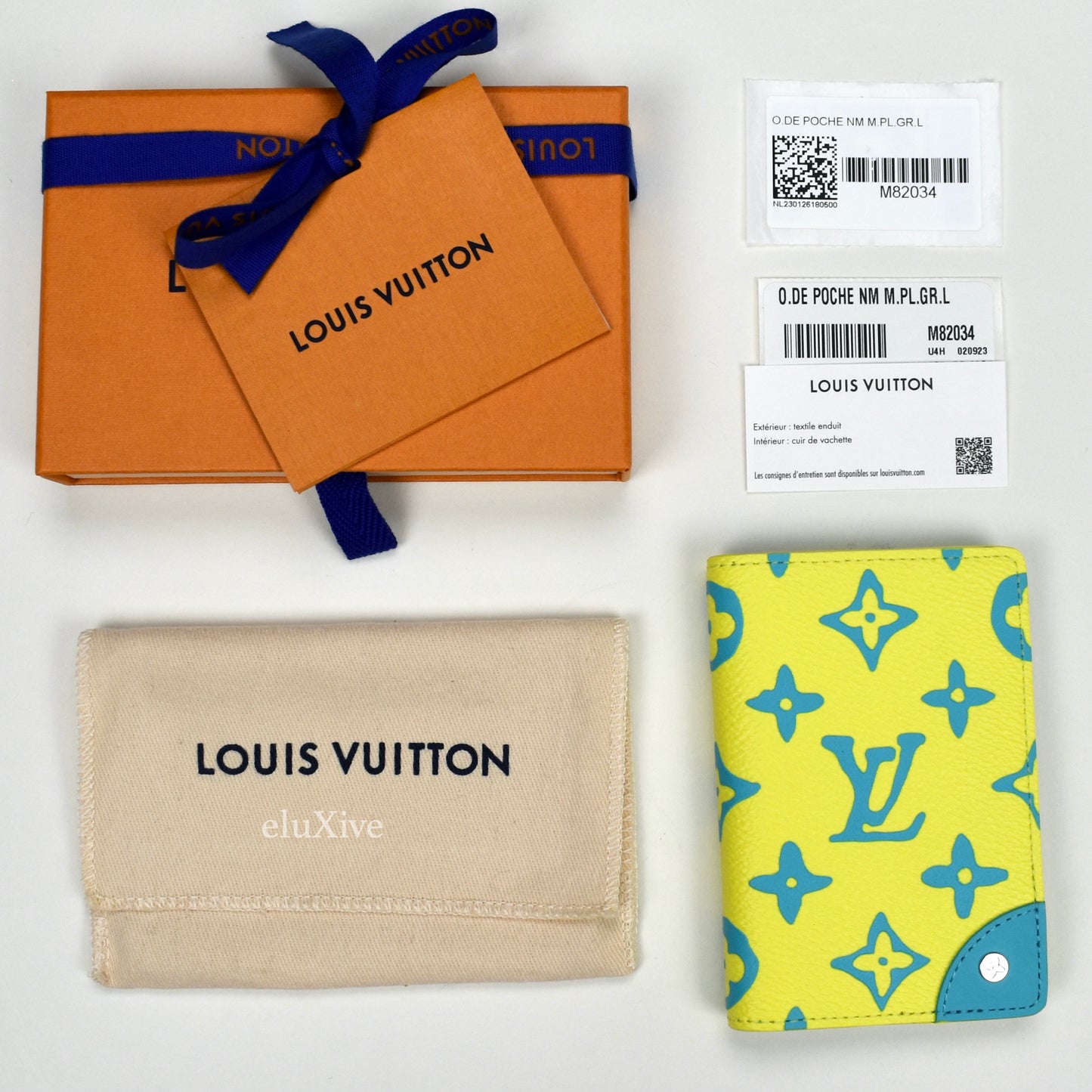 Louis Vuitton - Yellow Playgroud Monogram Pocket Organizer