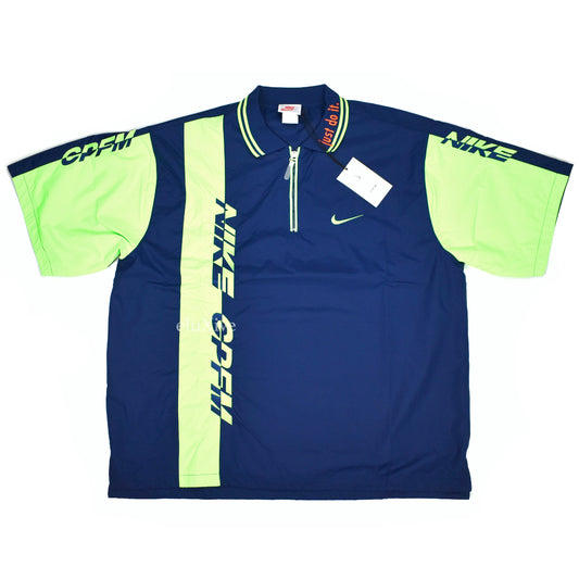 Cactus Plant Flea Market x Nike - CPFM Logo Nylon Zip Polo Pullover