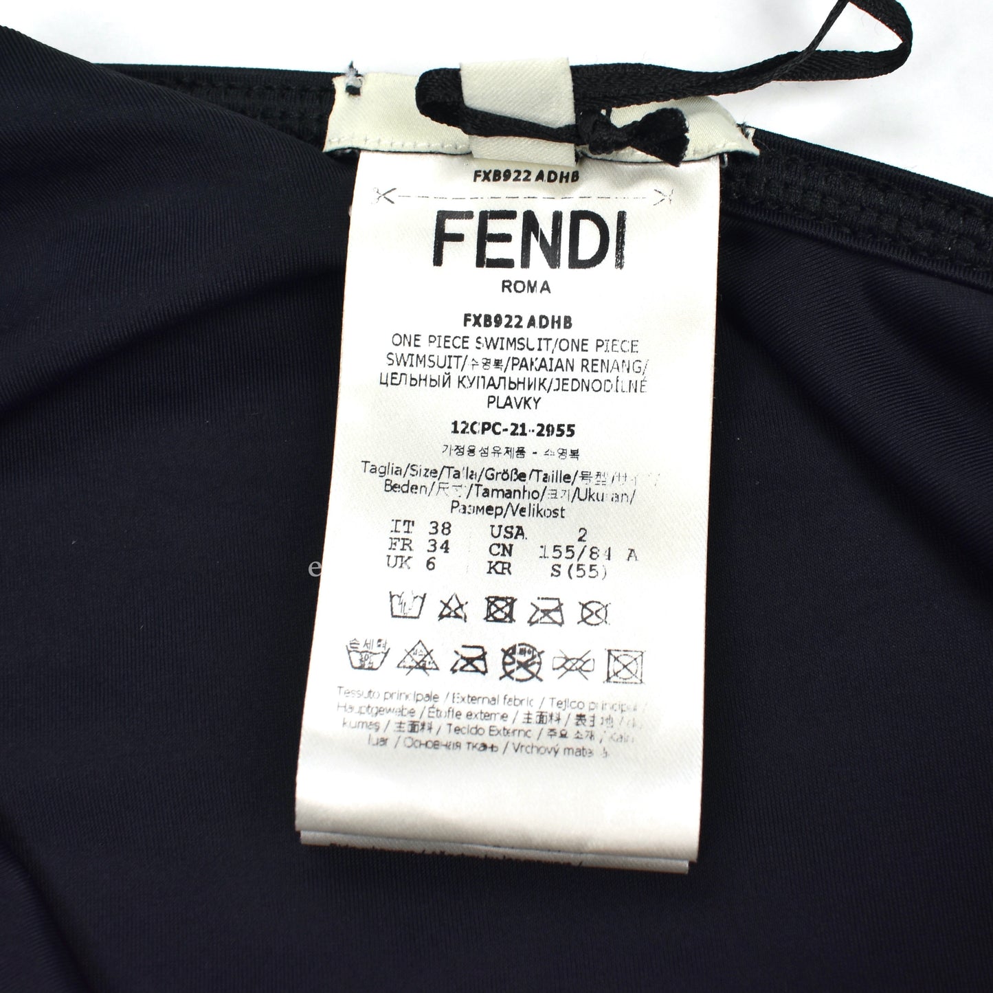Fendi - Zucca Monogram One Piece Swimsuit
