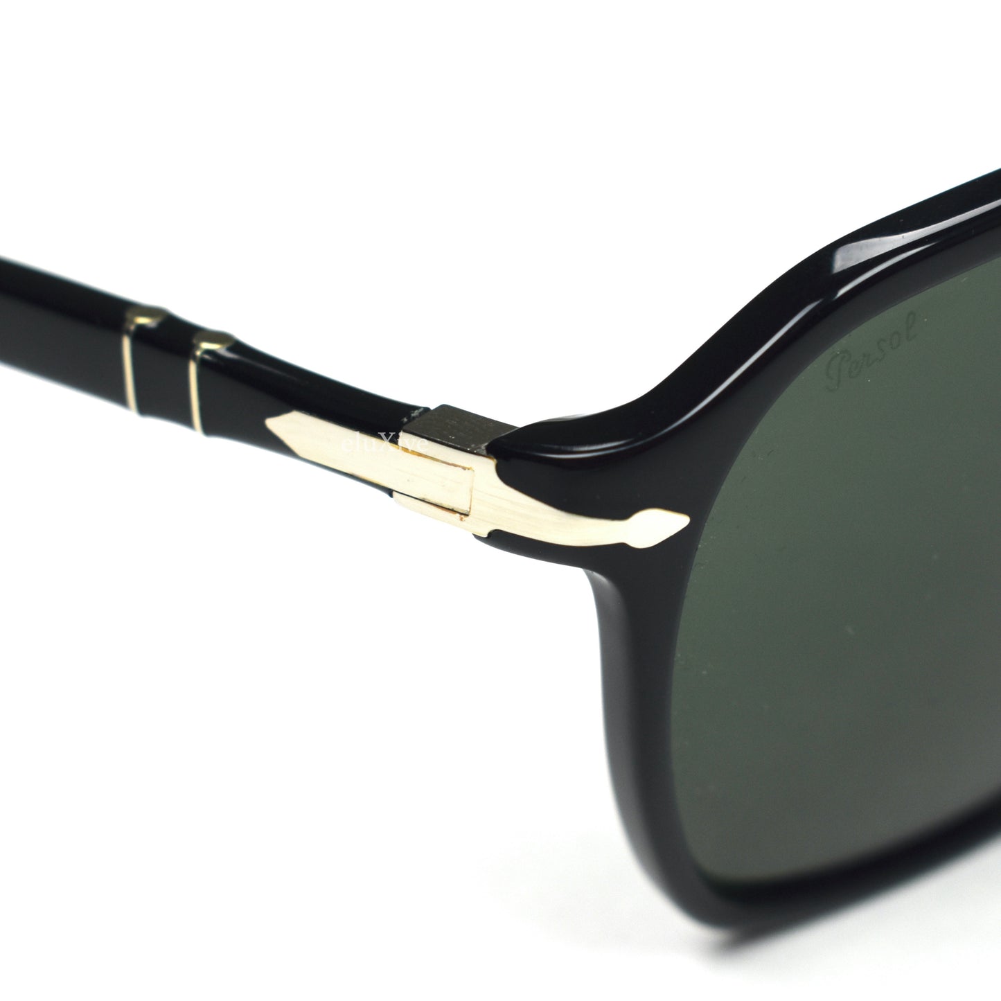Persol - 3223-S Black / Gray Lens Vintage Pilot Sunglasses