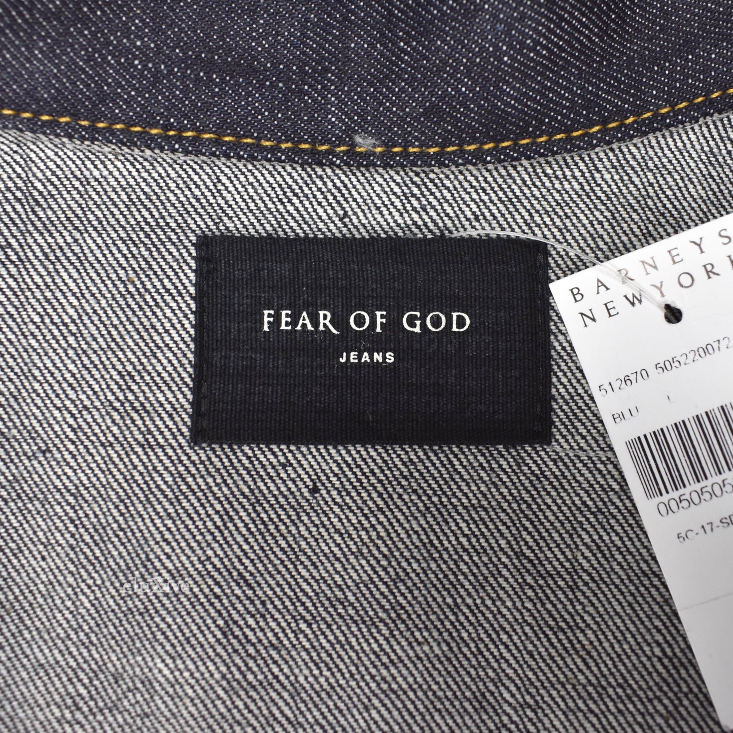 Fear of God - Raw Selvedge Denim Jacket