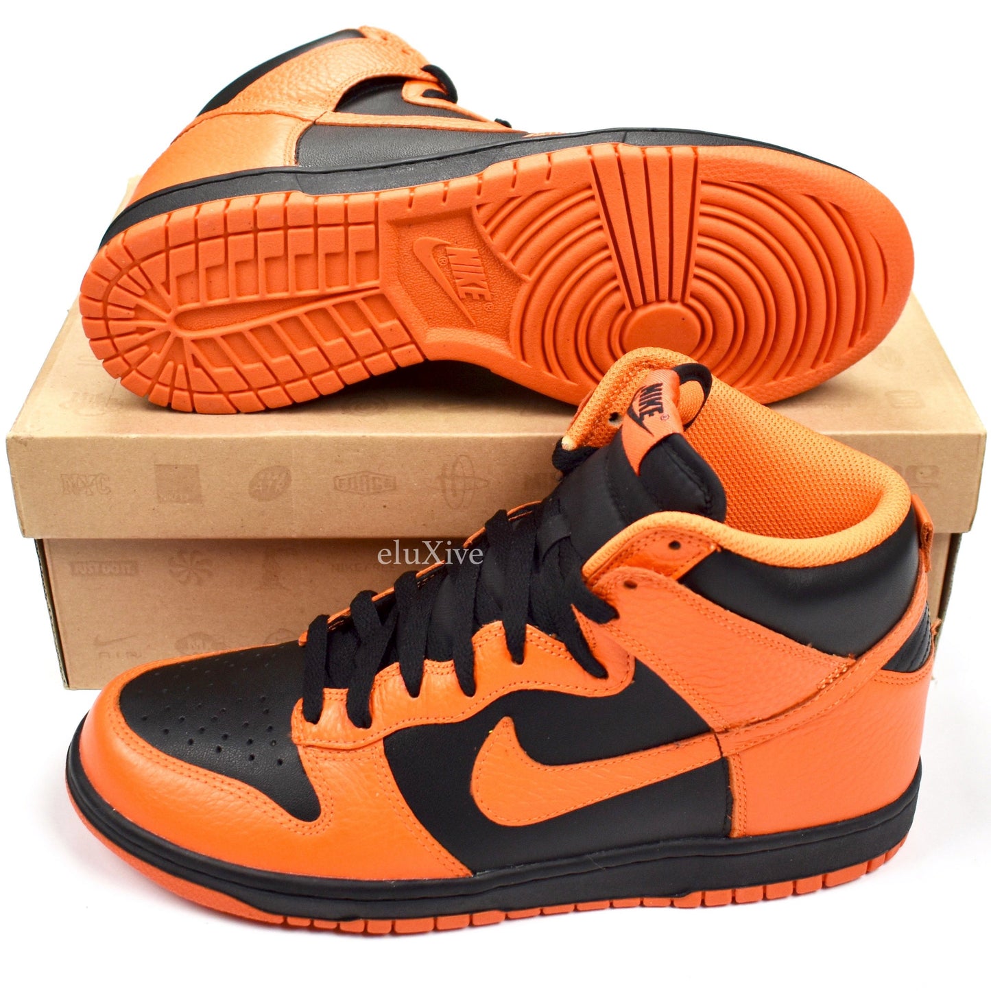 Nike - Dunk High 'Syracuse Black Pack' (Safety Orange)