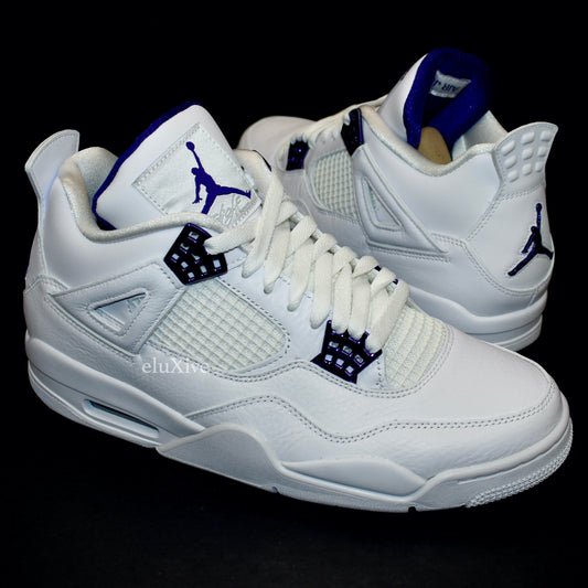 Nike - Air Jordan 4 Retro White/Court Purple