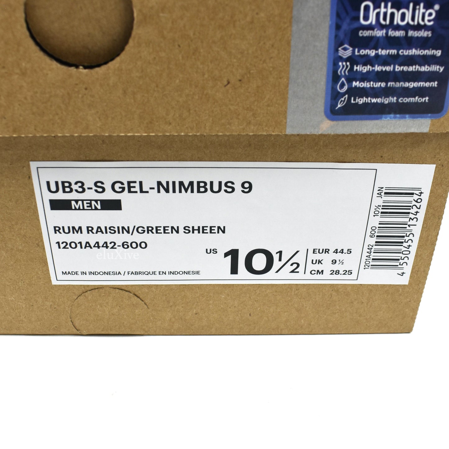 Asics x Kiko Kostadinov - UB3-S Gel Nimbus 9 'UPS'  (Run Raisin/Green)
