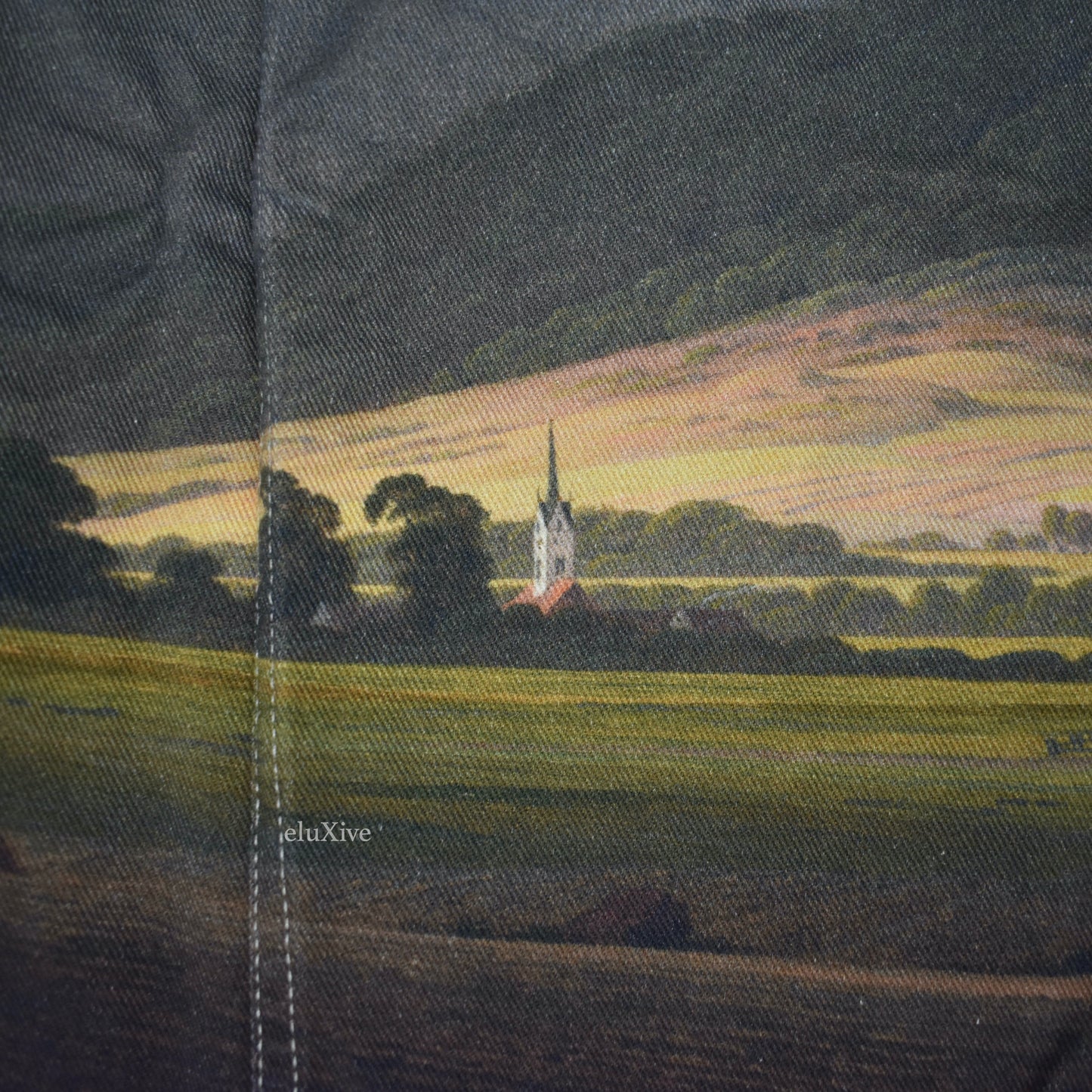 Paccbet - Caspar David Freidrich Painting Print Trucker Jacket
