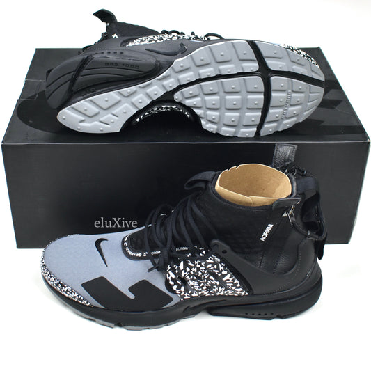 Nike x Acronym - Air Presto Mid 'Safari' (Black/Gray)