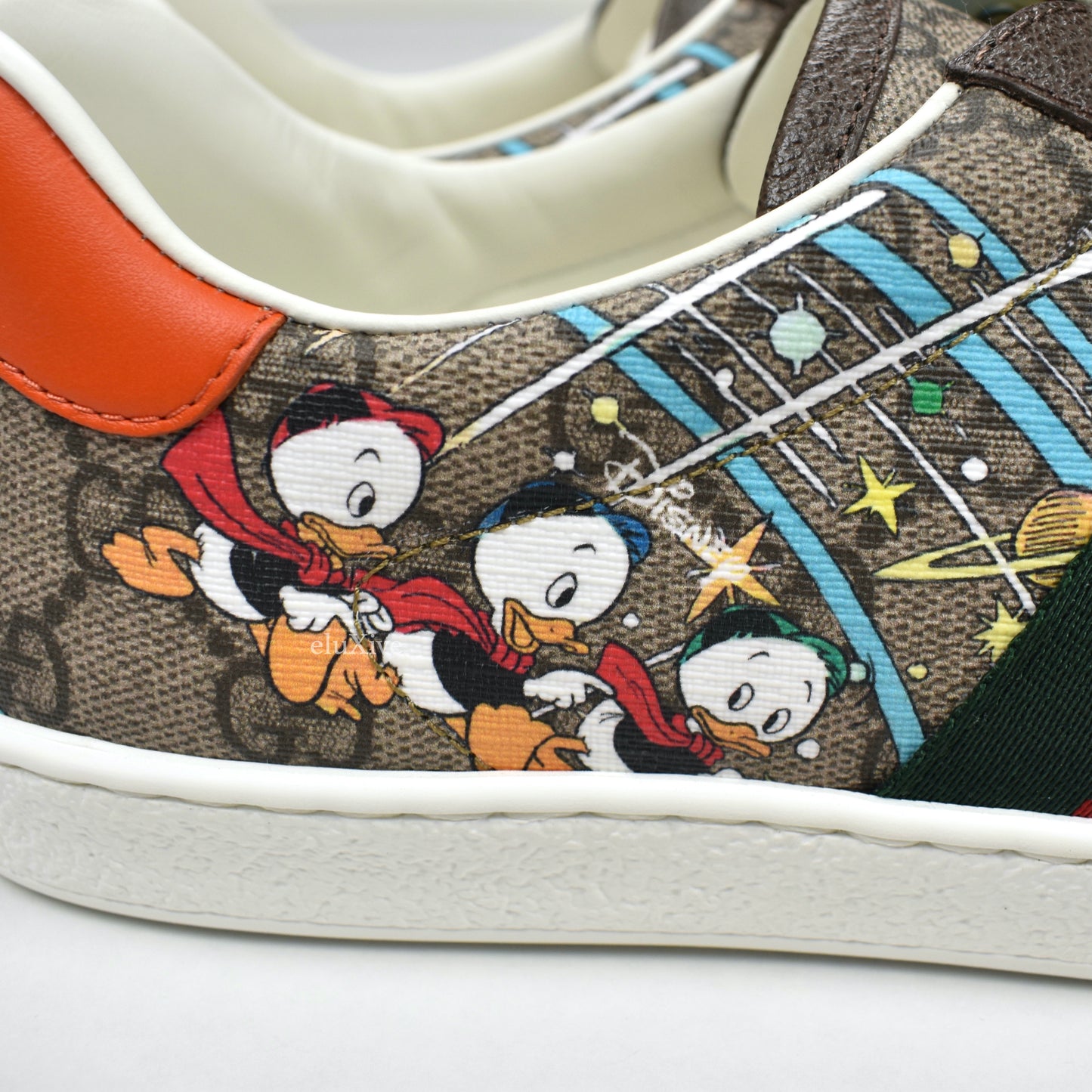 Gucci x Disney - GG Supreme Monogram Donald Duck 'Ace' Sneakers