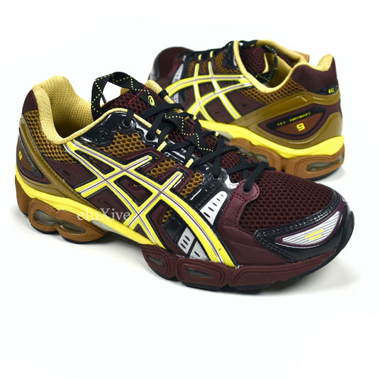 Asics x Kiko Kostadinov - UB3-S Gel Nimbus 9 'UPS' (Run Raisin/Green)