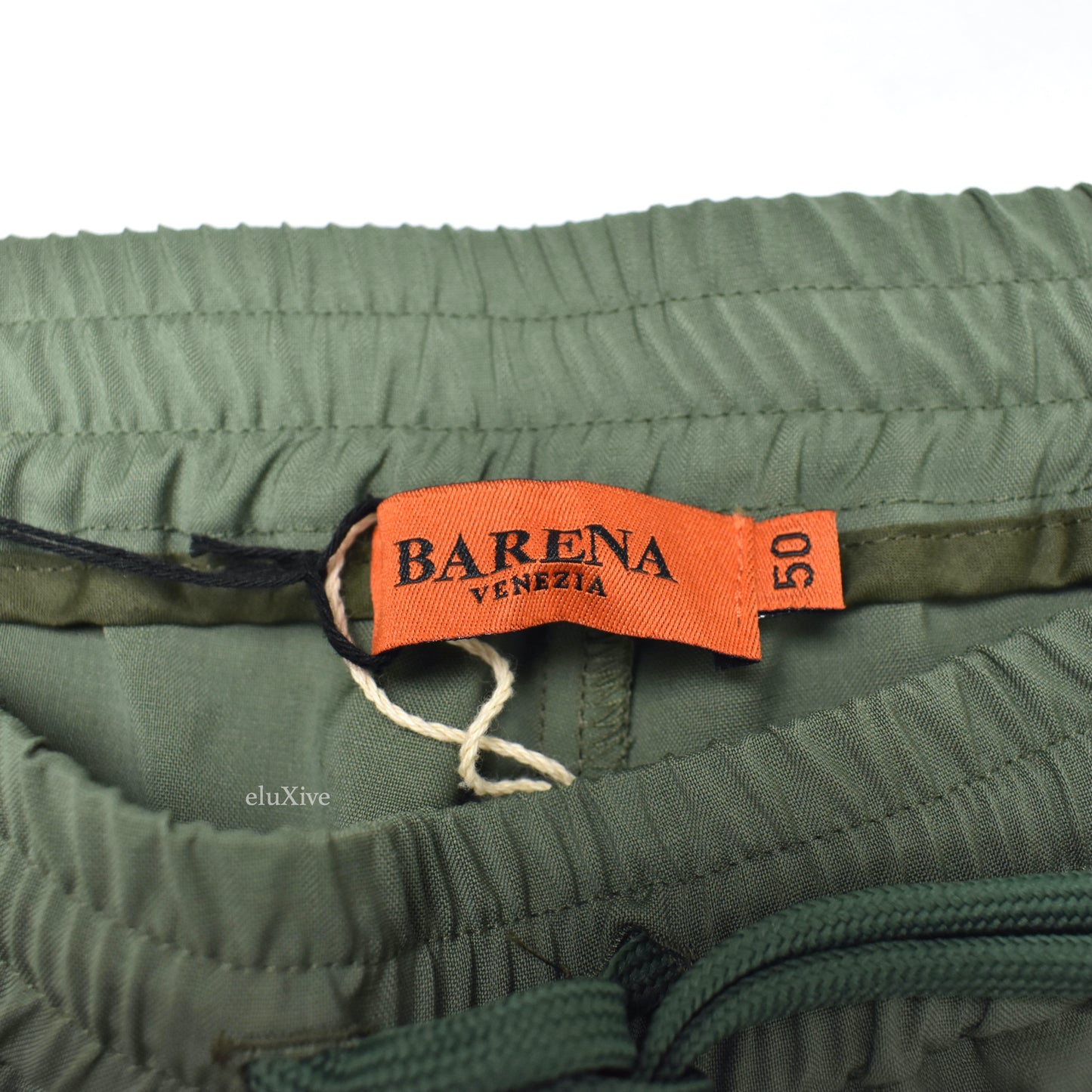 Barena - Sage Green Lightweight Wool Lounge Pants