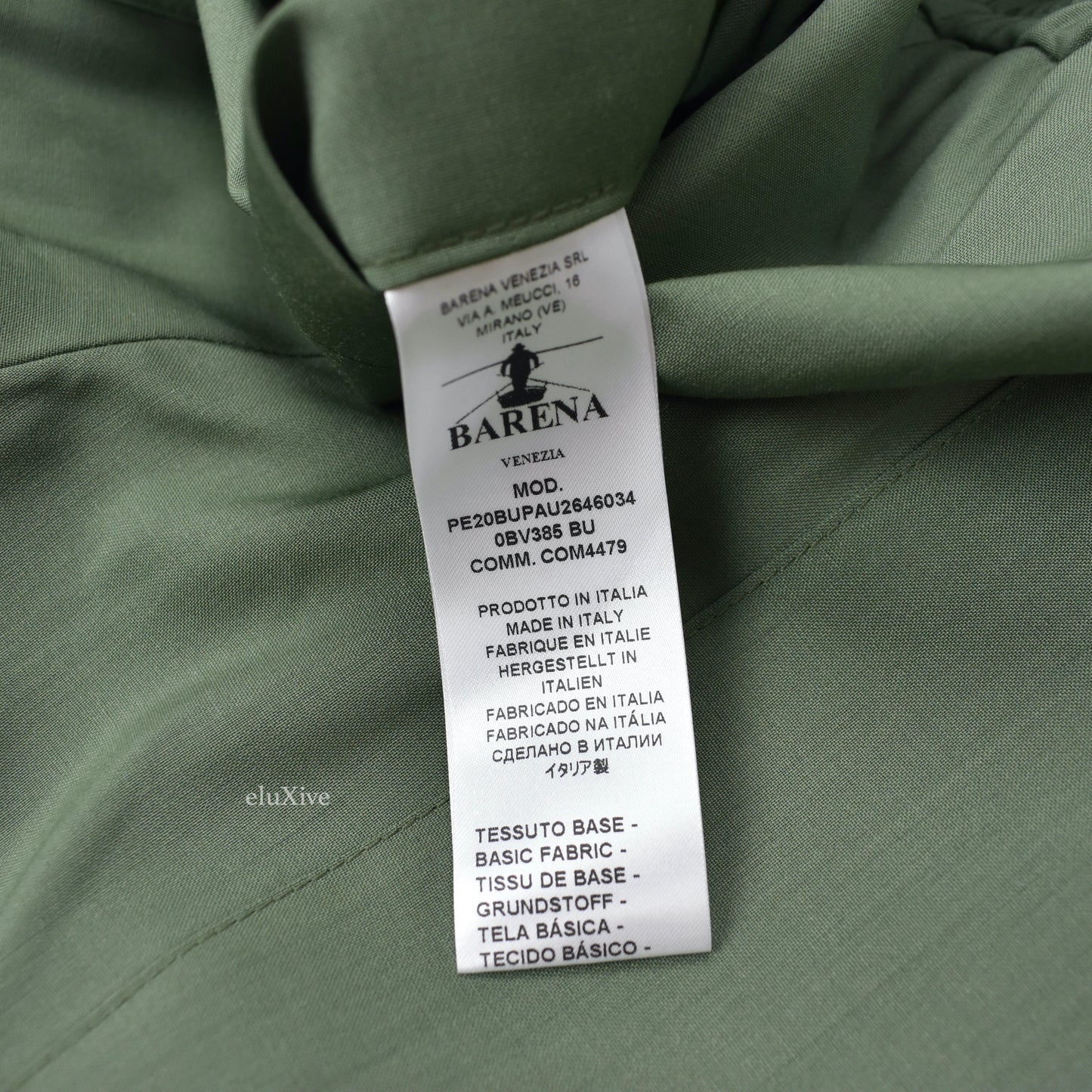Barena - Sage Green Lightweight Wool Lounge Pants