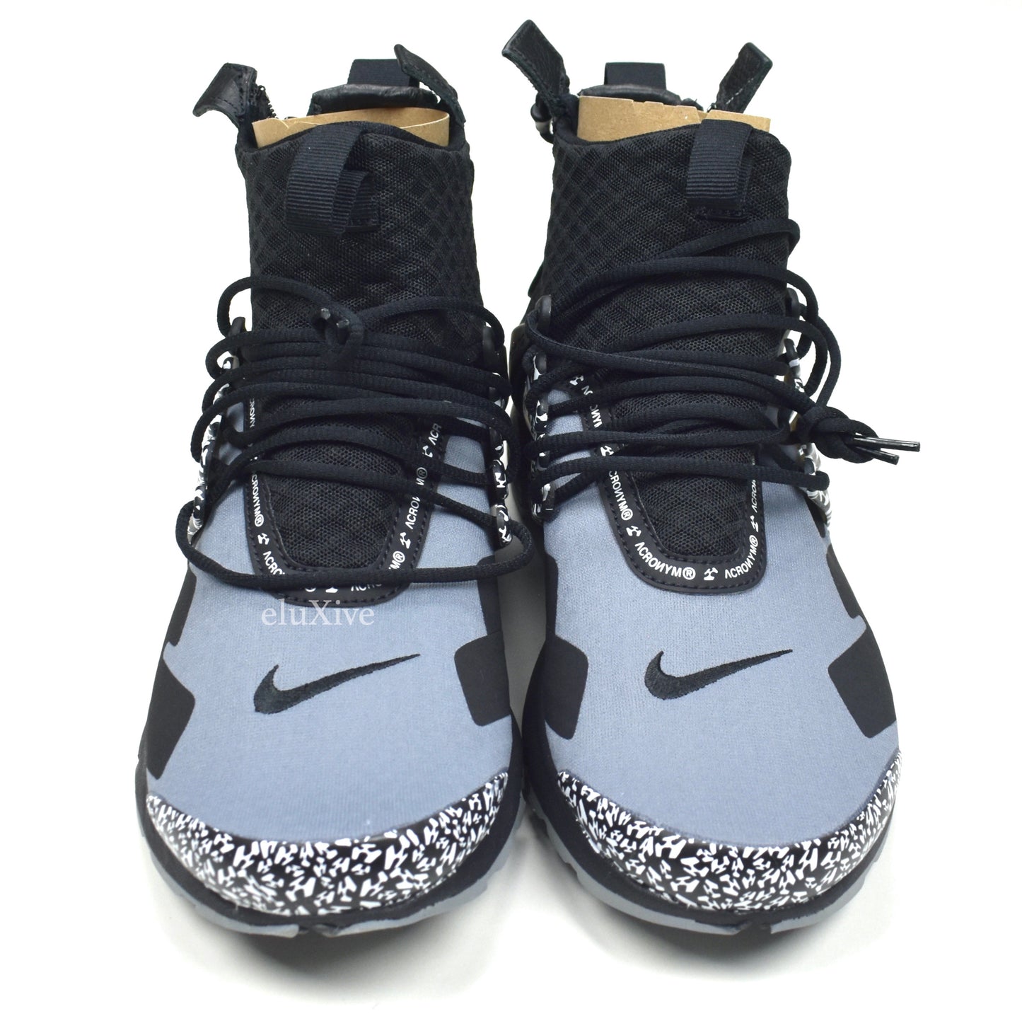 Nike x Acronym - Air Presto Mid 'Safari' (Black/Gray)