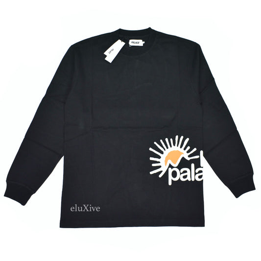 Palace - Black Love Palace Logo L/S T-Shirt