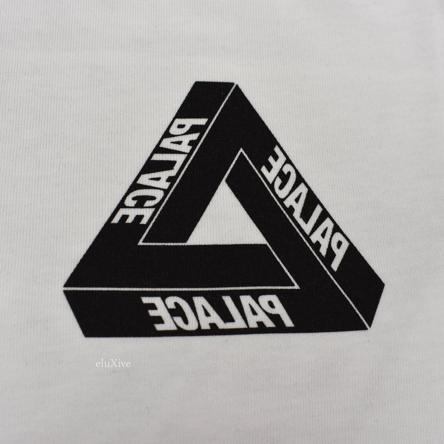 Palace x DSM - Tri-Downer Reverse Tri-Ferg Logo T-Shirt (Black)