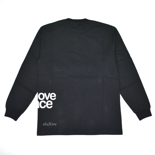 Palace - Black Love Palace Logo L/S T-Shirt