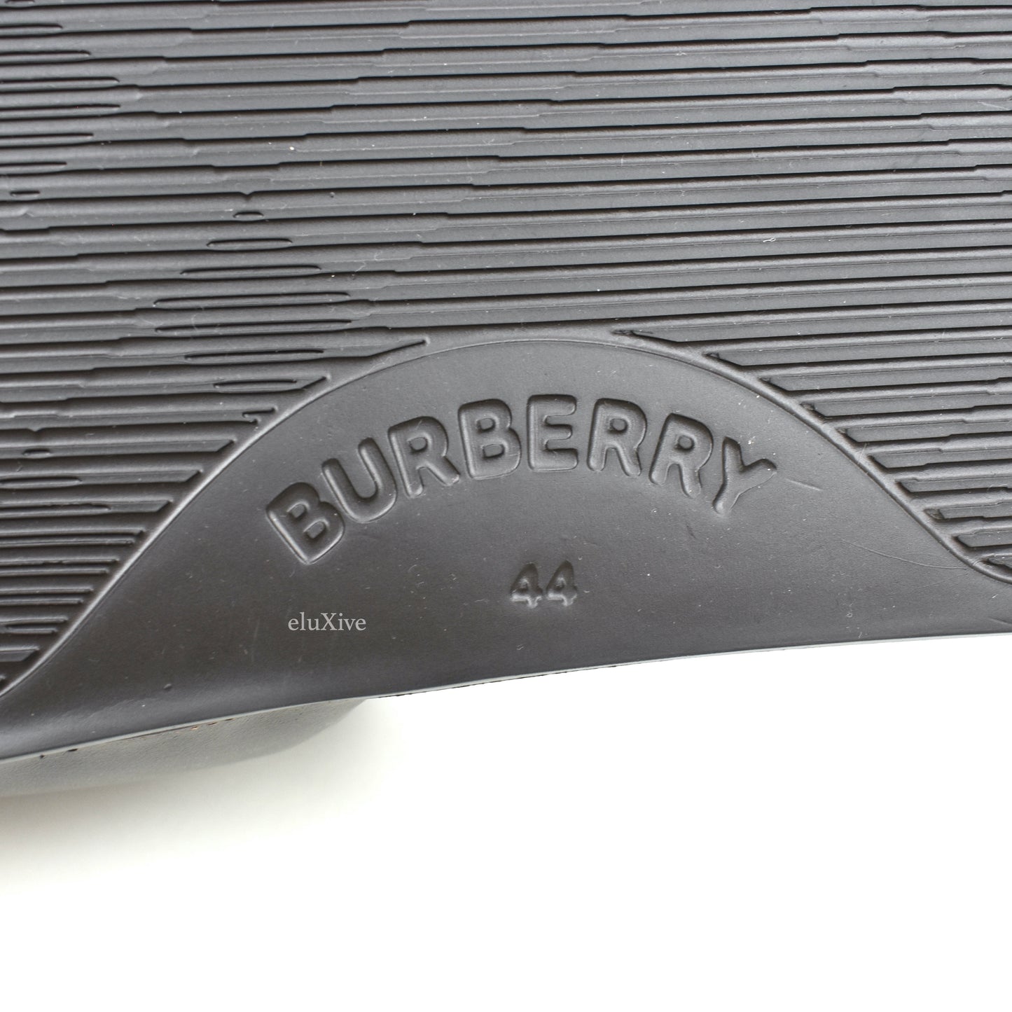 Burberry - Logo Embossed Puffer Slides (Brown)