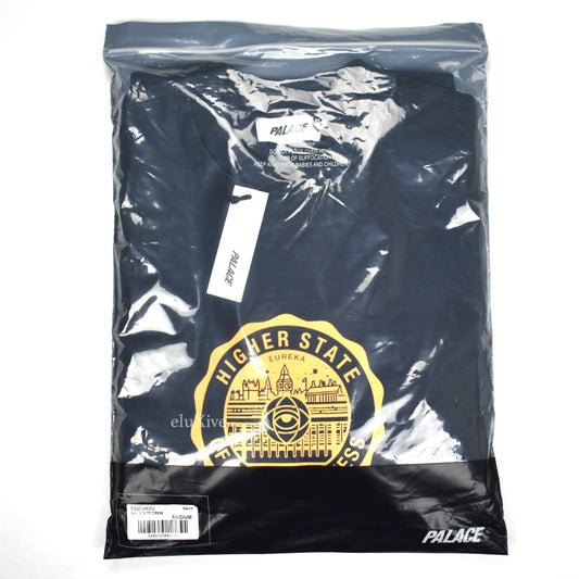 Palace - Navy Pal State College Logo Sweatshirt