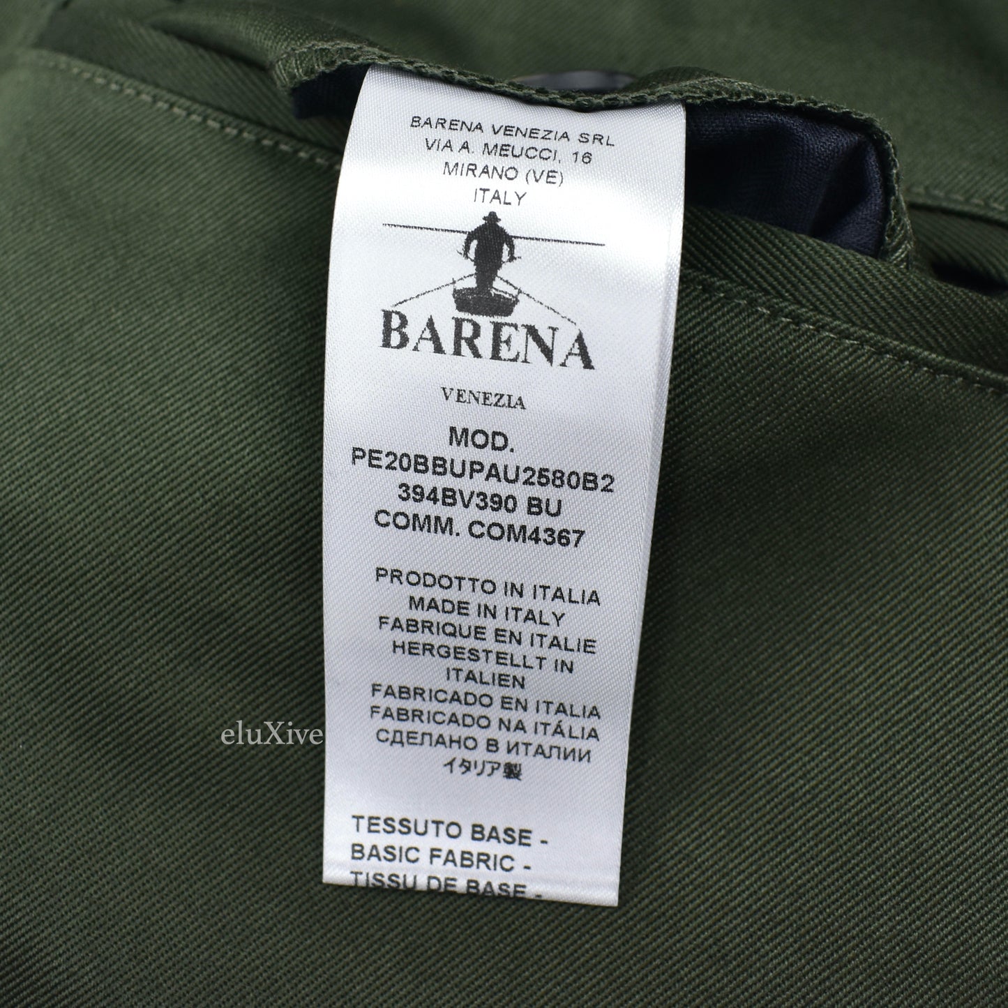 Barena - Dark Olive Heavyweight Twill Lounge Pants