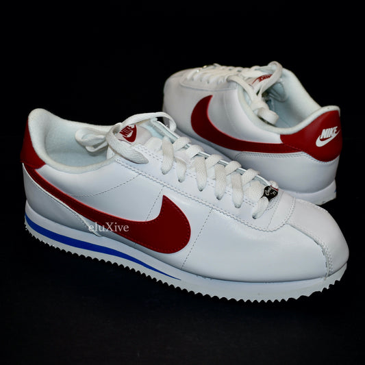 Nike - Cortez Basic Leather 'Forrest Gump' (White/Red/Blue)