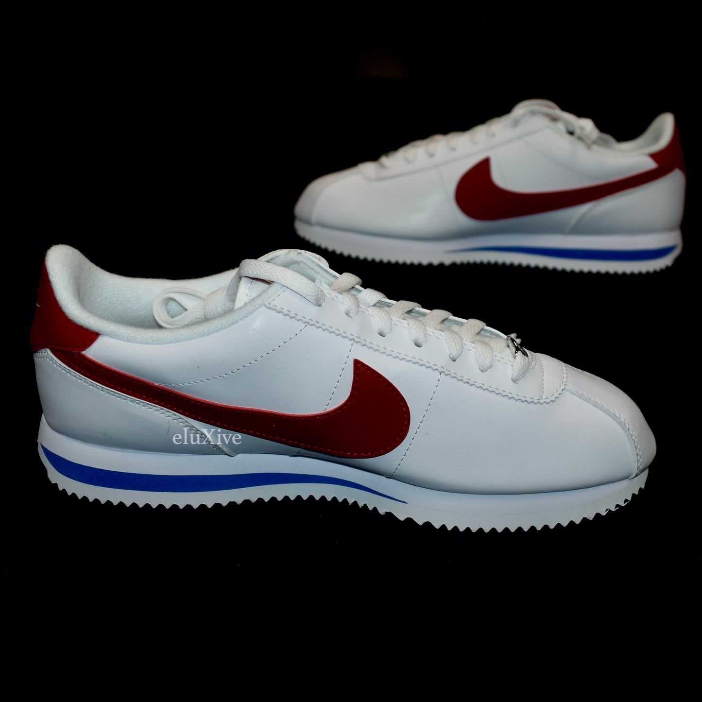 Nike - Cortez Basic Leather 'Forrest Gump' (White/Red/Blue)