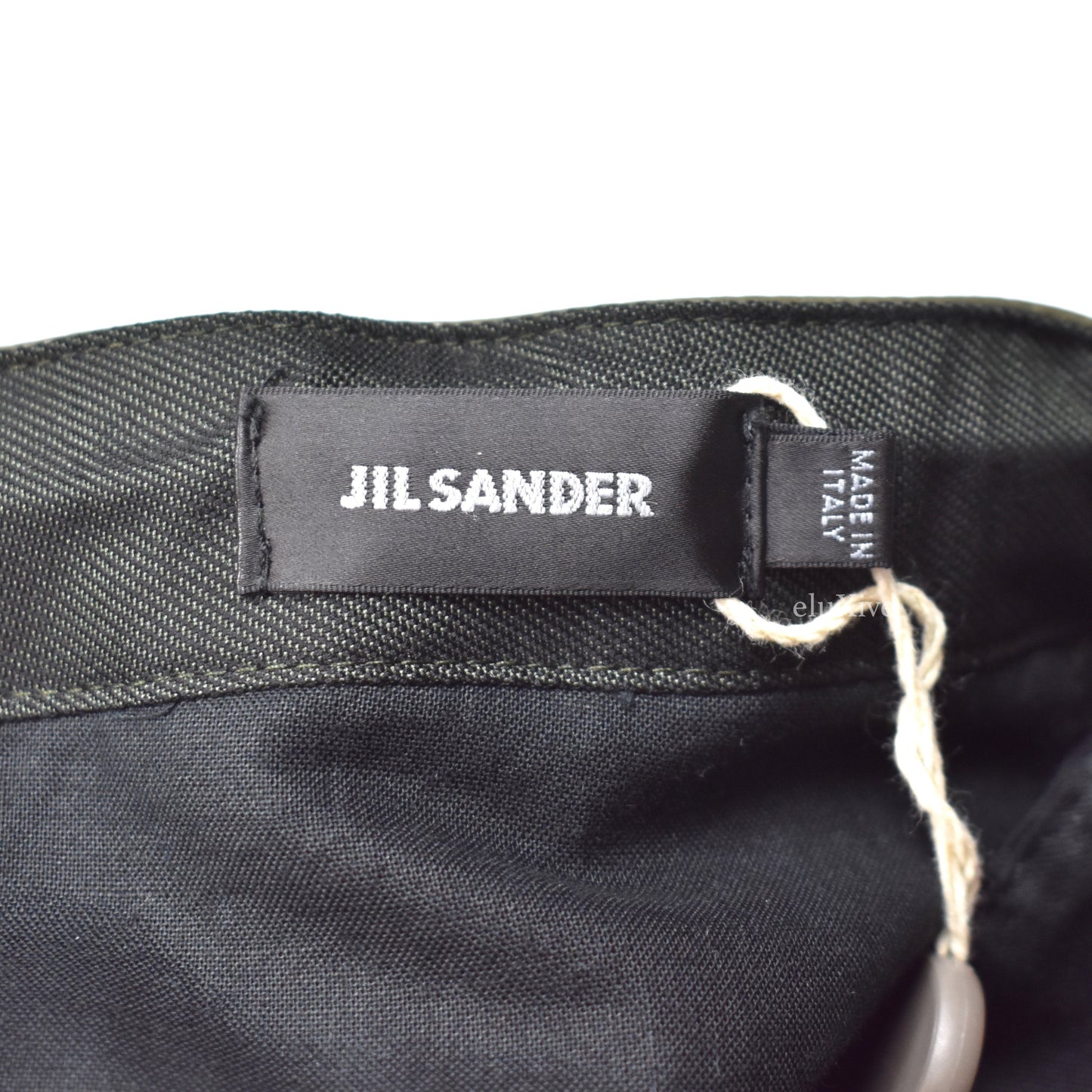 Jil Sander - Olive Patchwork Military Fabric Pants