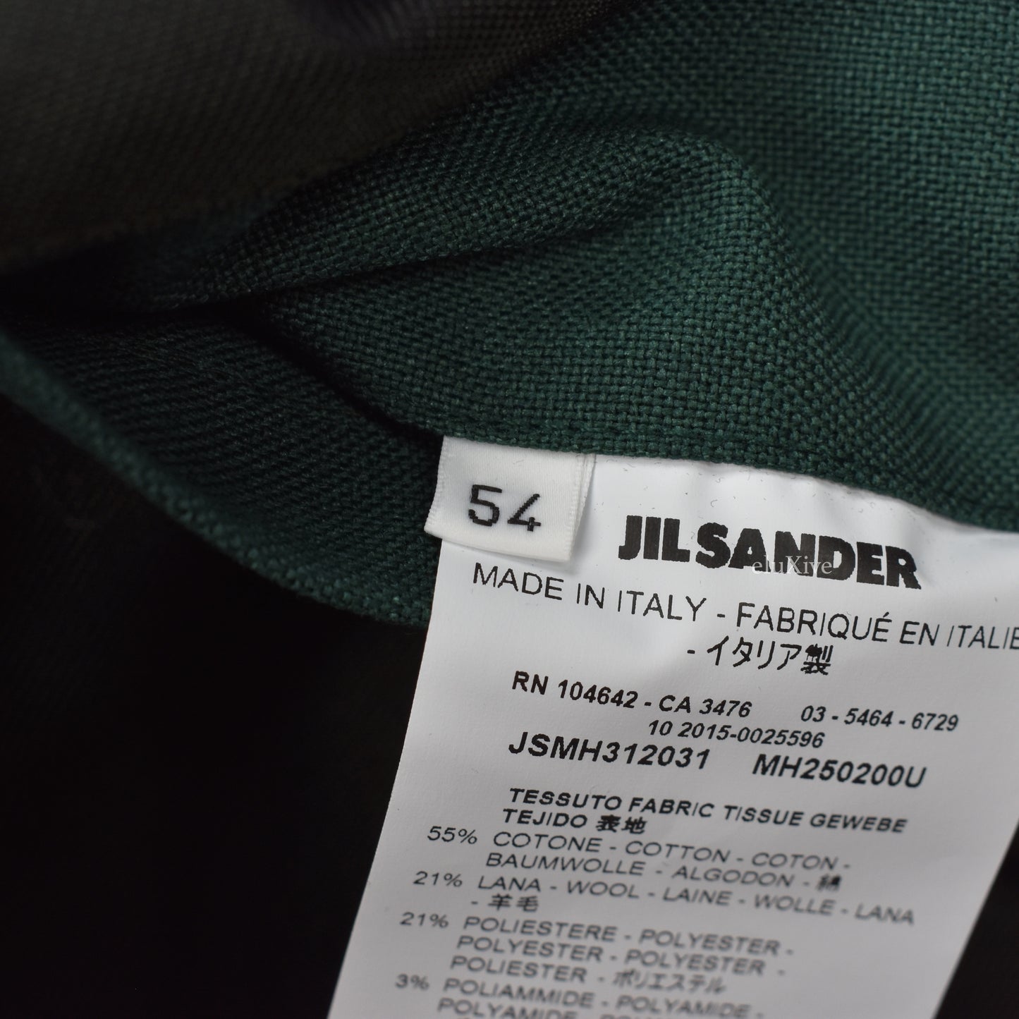 Jil Sander - Olive Patchwork Military Fabric Pants
