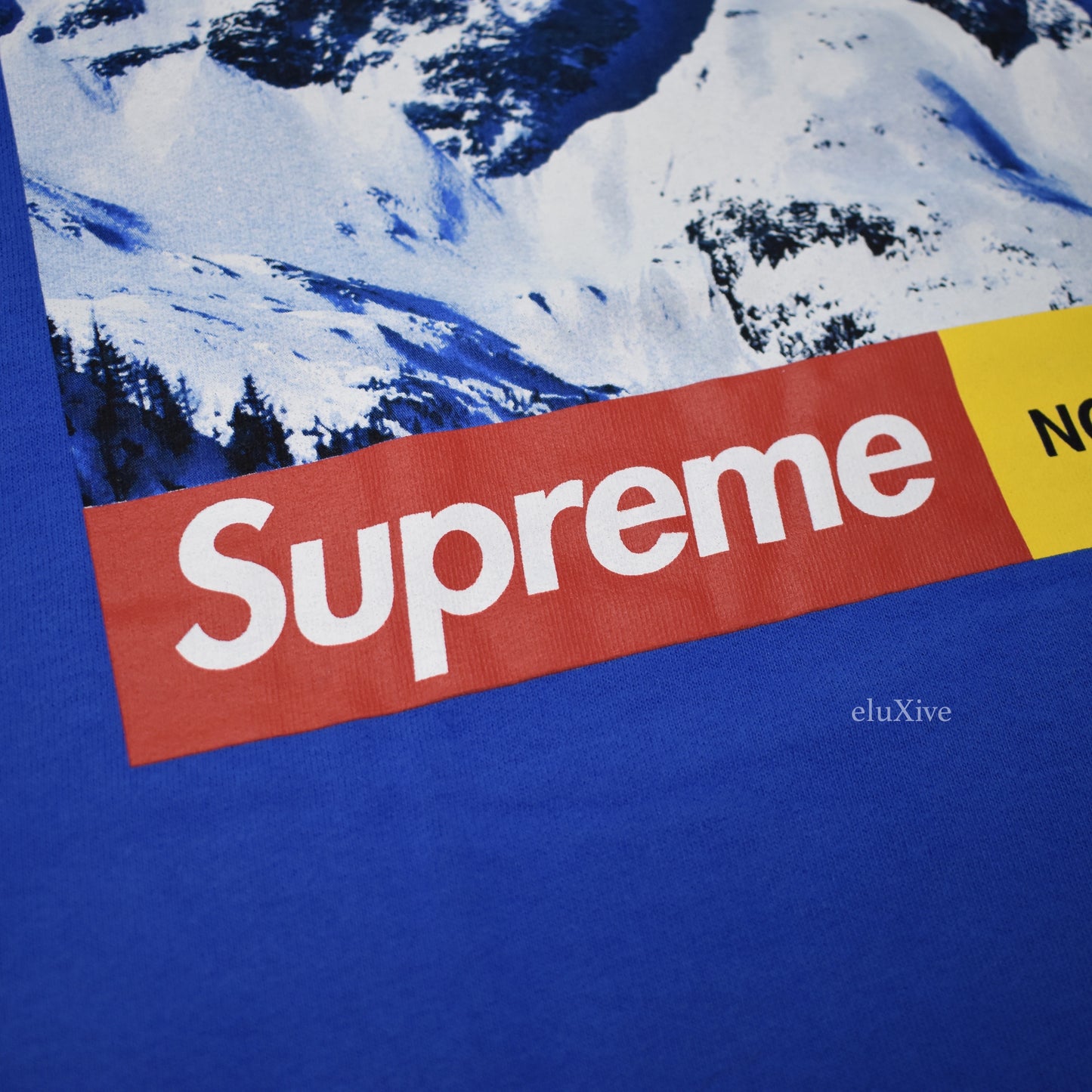 Supreme x The North Face - Blue Mountain Logo Sweatshirt