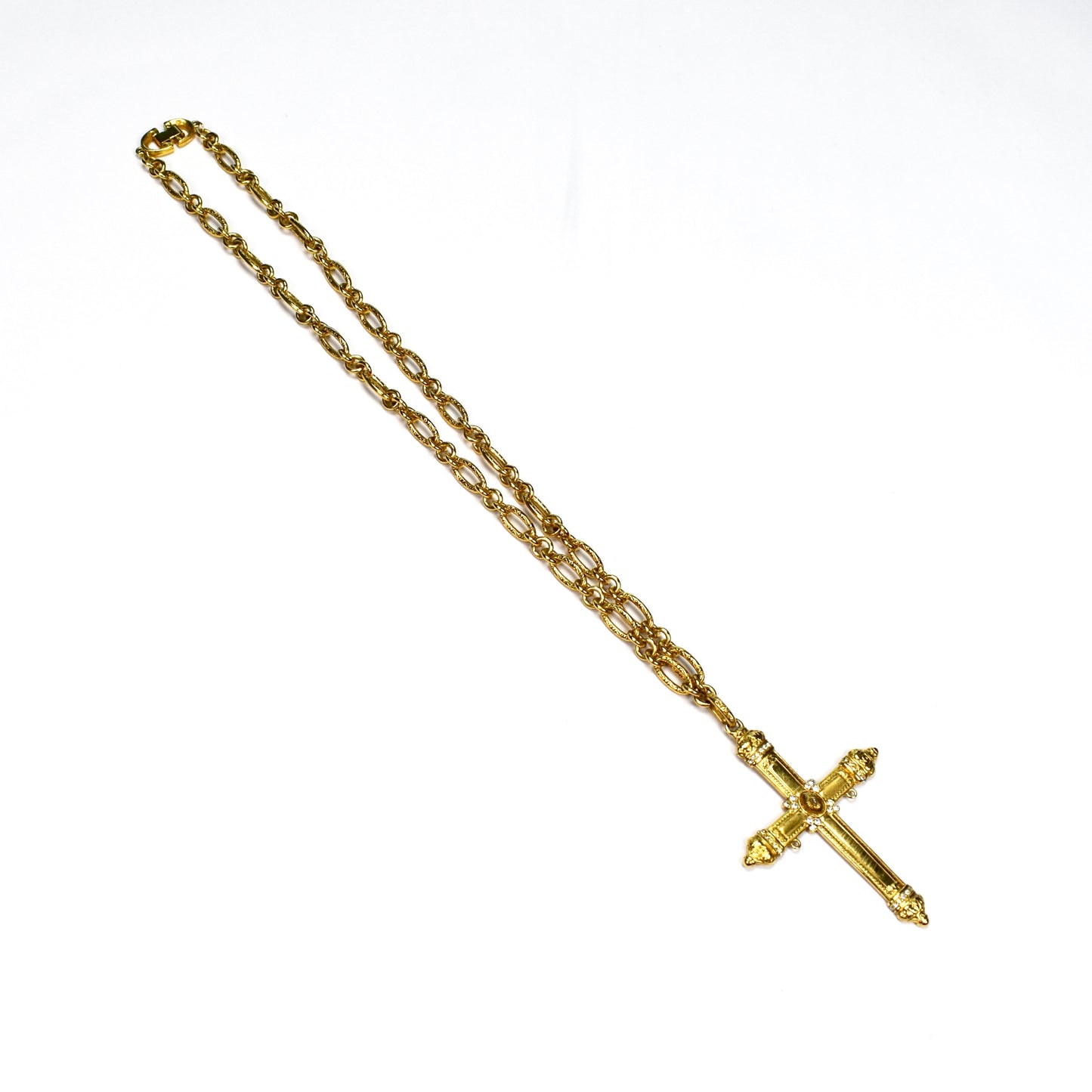 Givenchy - Gold Cross Pendant Necklace