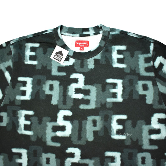 Supreme - Black Letters Logo T-Shirt