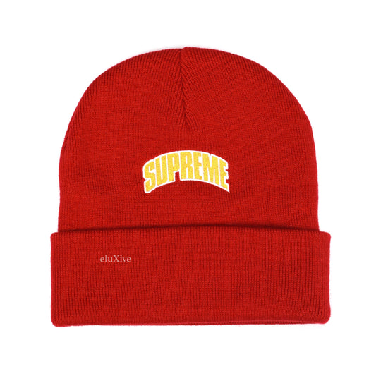 Supreme - Red Crown Logo Beanie