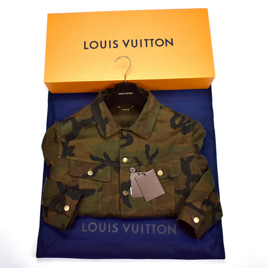Louis Vuitton x Supreme - Monogram Camo Trucker Jacket