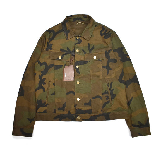 Louis Vuitton x Supreme - Monogram Camo Trucker Jacket