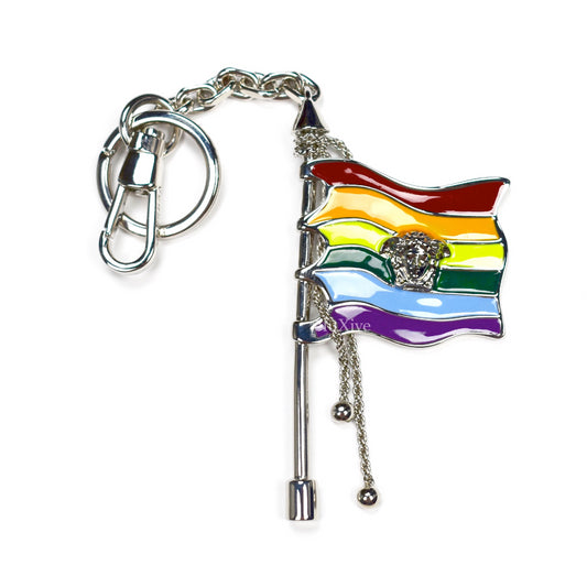 Versace - Rainbow Medusa Flag Keychain