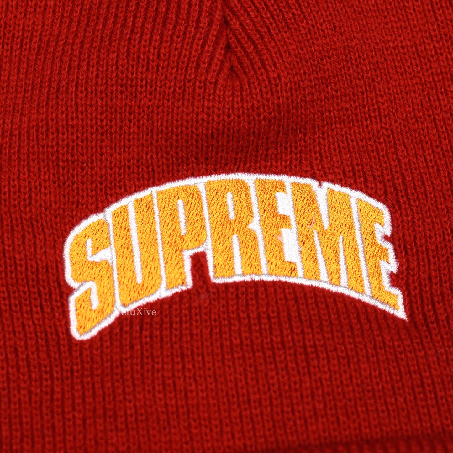 Supreme - Red Crown Logo Beanie