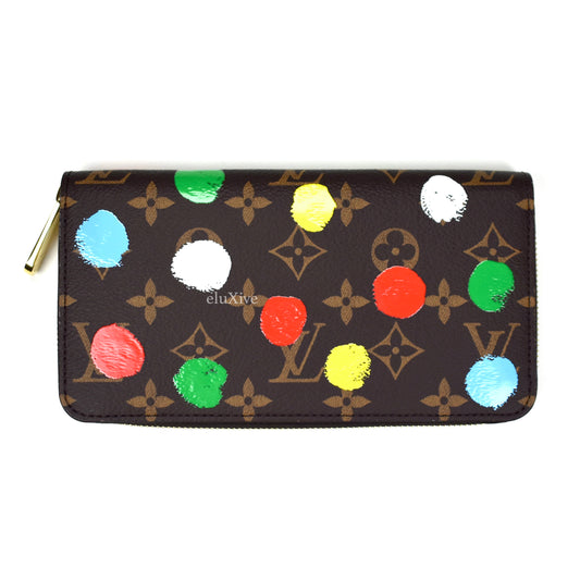 Louis Vuitton x Yayoi Kusama - Polka Dot Paint Monogram Zippy Wallet