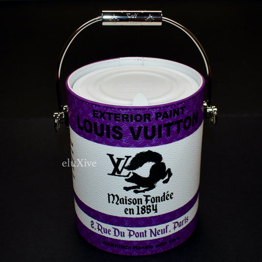 Louis Vuitton - LV Paint Gallon Can / Leather Bucket Bag (Purple)
