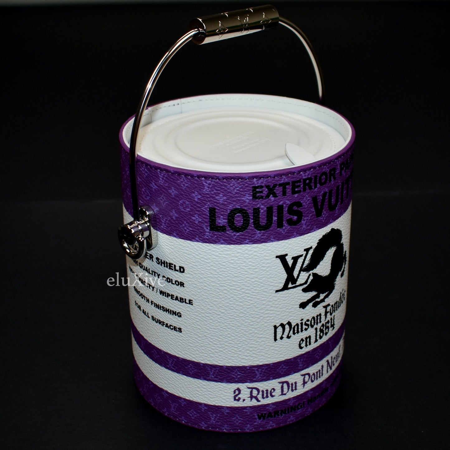 Louis Vuitton - LV Paint Gallon Can / Leather Bucket Bag (Purple)