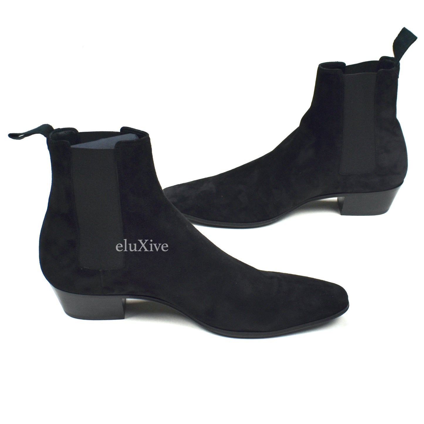 Saint Laurent - Black Suede Dylan Chelsea Boots