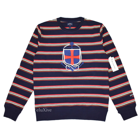 Noah - Striped Nautical Logo Sweatshirt