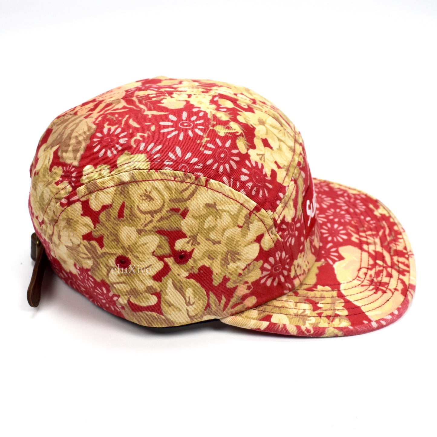 Supreme - Red Box Logo Floral Chino Hat
