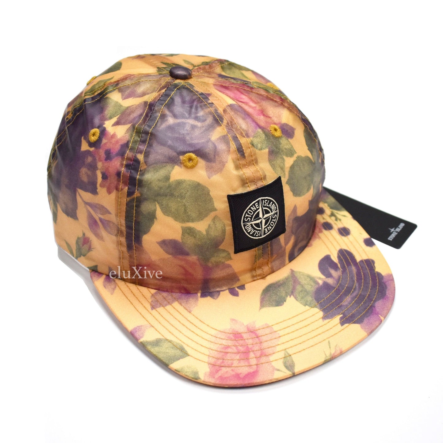 Supreme x Stone Island - Copper Floral Logo Hat