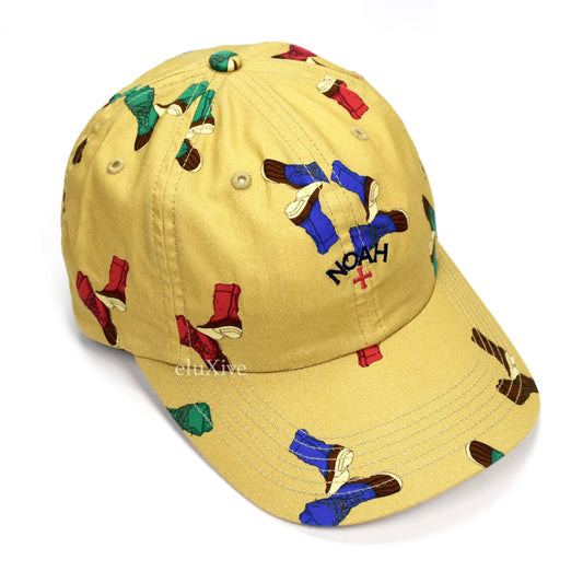 Noah - Beige Boot Print Core Logo Hat