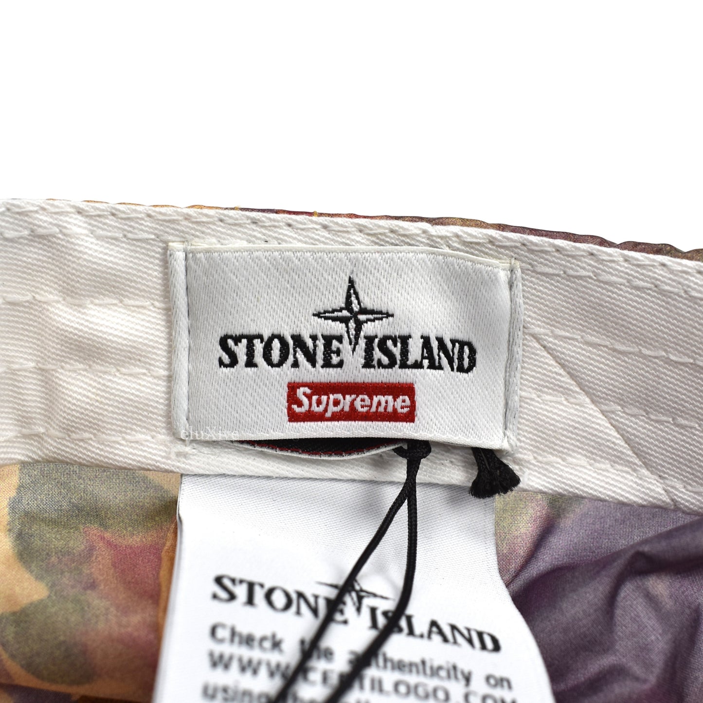 Supreme x Stone Island - Copper Floral Logo Hat
